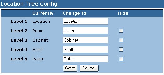 TreeConfig